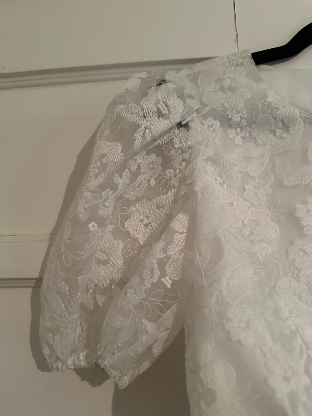 Cami NYC Cropped Floral Lace Top - Picture 4 of 4